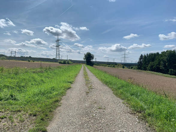 Weite Felder auf dem R2 Grenzwanderweg