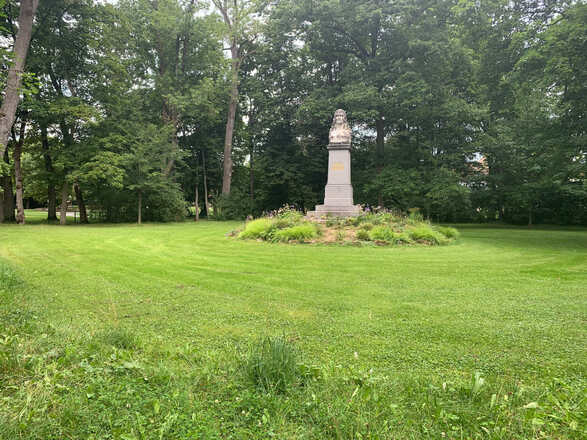 Denkmal für den fränkischen Lyriker Friedrich Rückert in Coburg