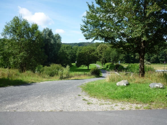 Fußweg am Froschgrundsee