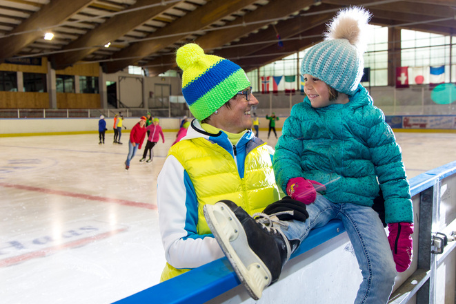 Eislaufen im Eisstadion Pfronten