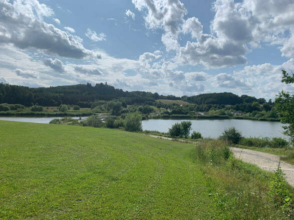 Ausblick am Goldbergsee