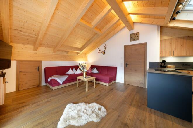 Wohnzimmer mit Schlafcouch