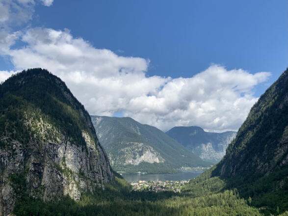 Hallstatt Echerntal von der Mitterwand aus gesehen