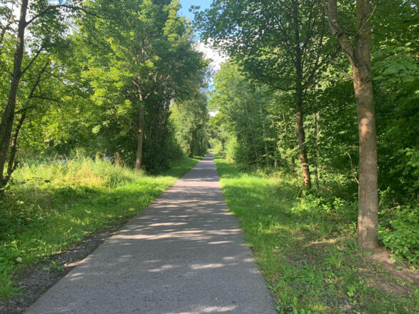 Am Ende des Panoramaweg R3 kurz vor Mönchröden