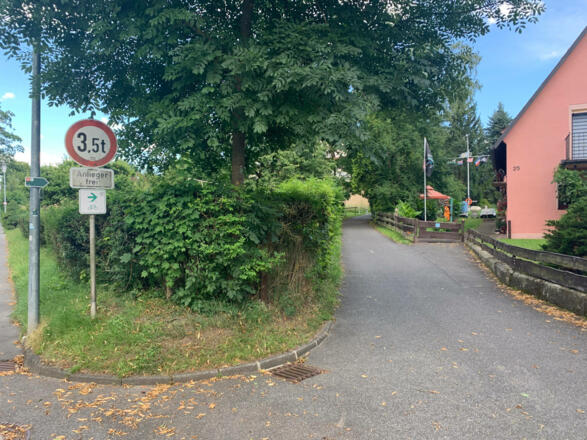 Abzweigung nach Einberg