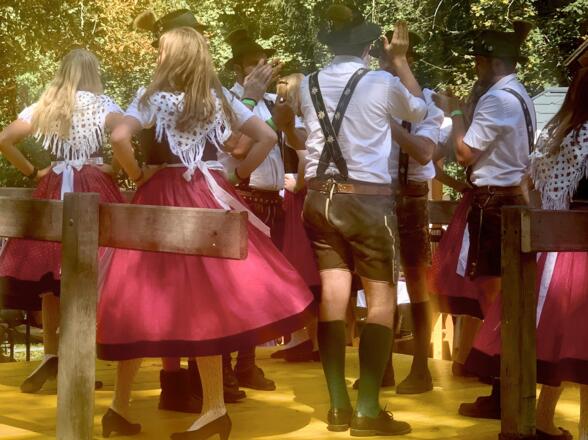 D´Dachstoaner beim Almfest in Obertraun