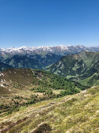 Ausblick Wanderung Tappenkarsee von Hüttschlag
