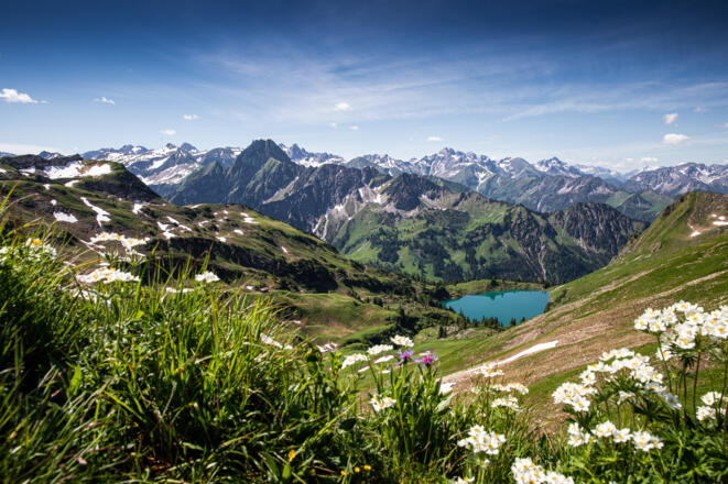 Klassisches Fotomotiv vom Zeigersattel aus.