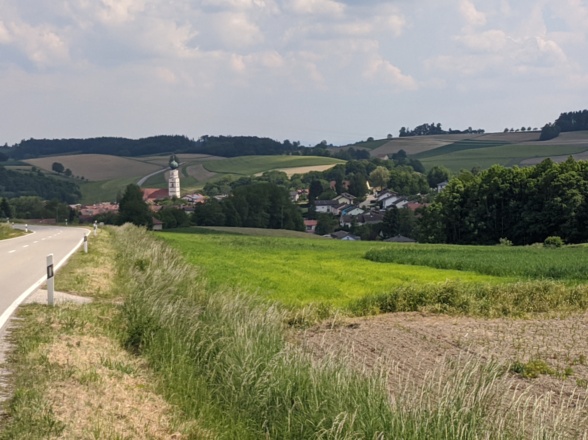 Kößlarn von Norden aus