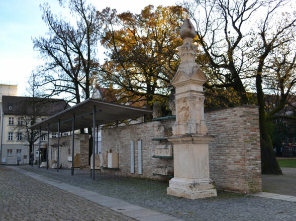 Schleifenroute - Augsburg Dom Vorplatz
