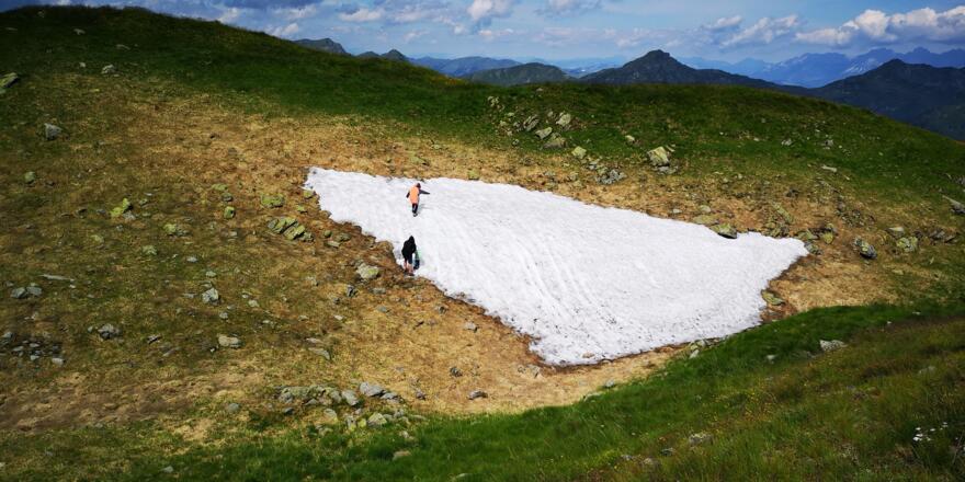 Restschnee in so mancher Mulde
