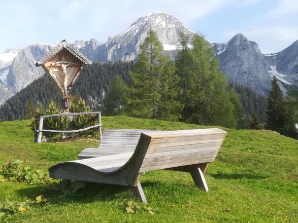 Logenplatz nahe der Karalm