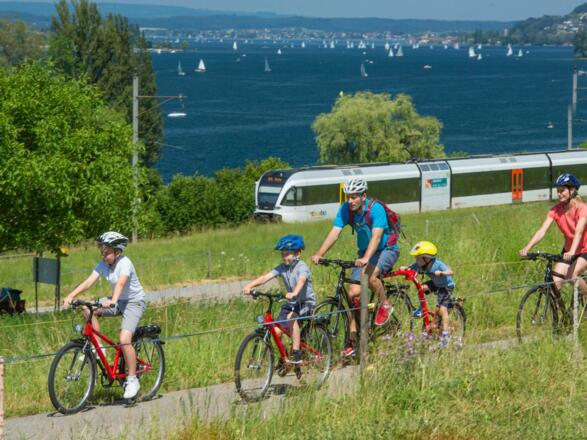 Wer nicht mehr mag, kann auch den Thurbo für ein Teilstück wählen