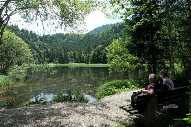 Rast am Suttensee