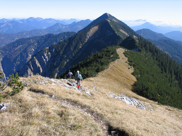 Blick auf die Halserspitze nach Osten