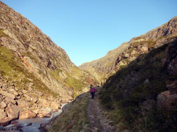 Weiter zur Grohmannhütte