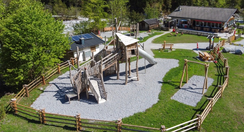 Spielplatz am Eingang zur Vorderkaserklamm