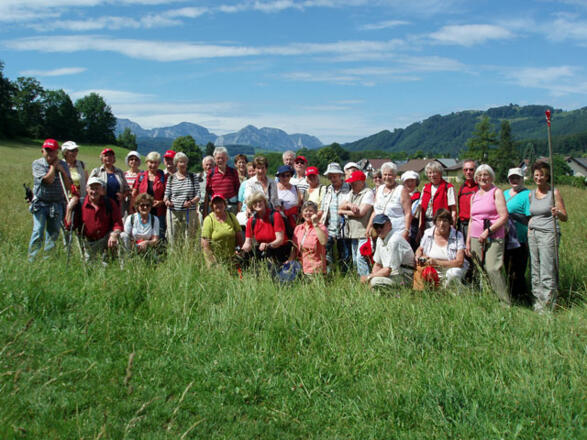 Wandergruppe am Gmundner Hochkogel