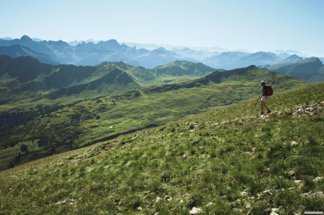 Abstieg vom Ifengipfel
