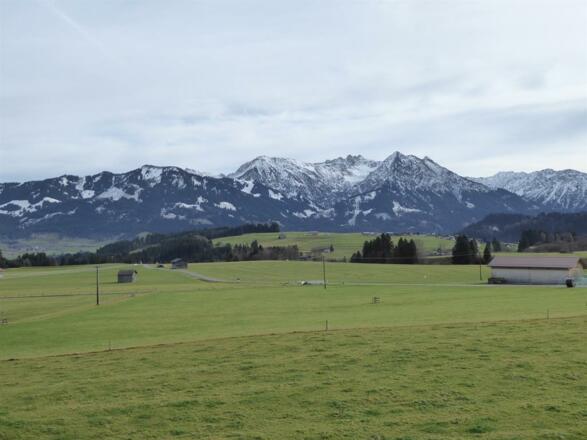 Blick in die Oberstdorfer Berge