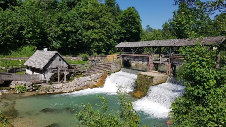 die Katzesteiner Mühle am Gaflenzbach