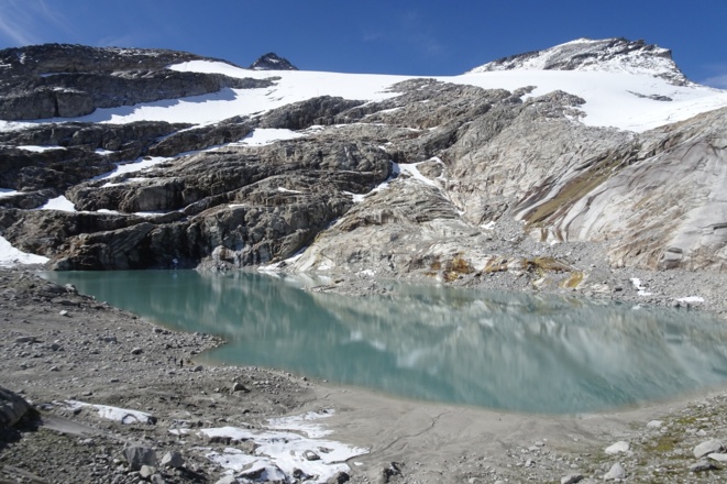 Gletschersee am Gletscherweg