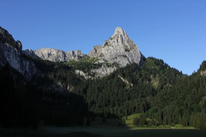 Geiselstein vom Wankerfleck aus