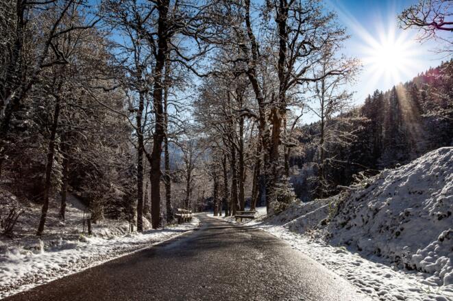 Weg hoch auf den Aigenberg