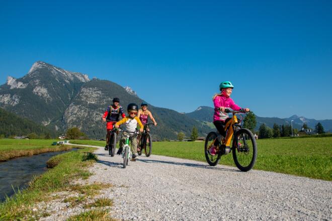 Radweg zwischen Lofer und St. Martin