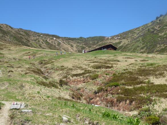 Blick von Süden auf die Ochsenhofer Scharte