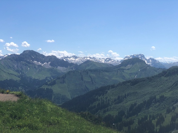 Blick Richtung Arlberg