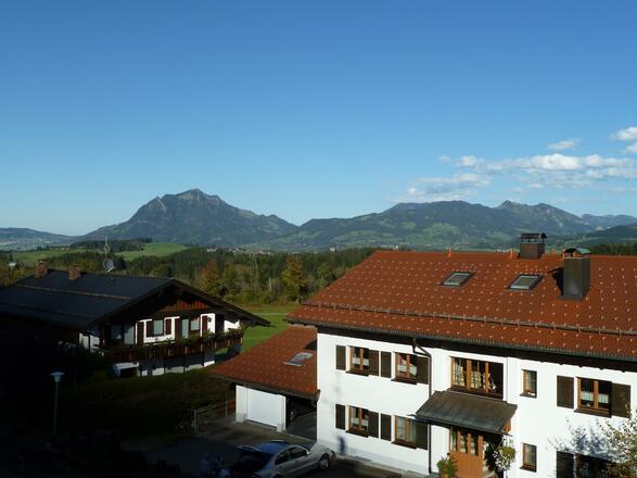 Blick zum Grünten bei Sonthofen