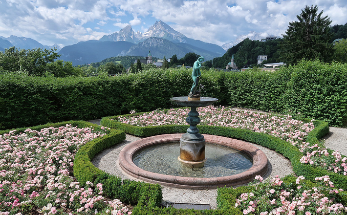 Der Rosengarten des Königlichen Schlosses Berchtesgaden: Die Sommerresidenz der Wittelsbacher