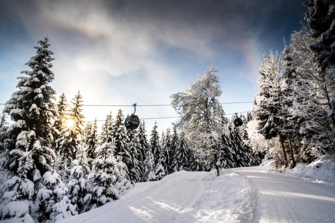 herrlicher Winterwanderweg
