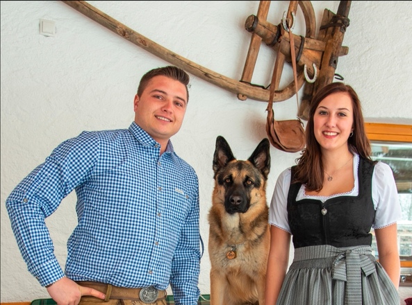 Wirtsleute Viktoria und Nikolai