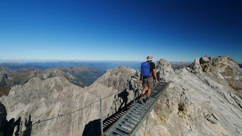 Alubrücke nördlich des Steinkarkopfes
