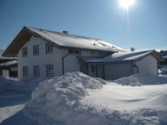 Unser Haus im Winter