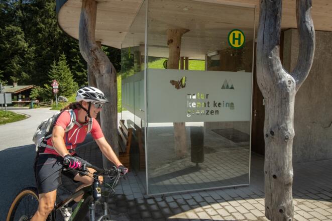 Am Hirschbichlpass zwischen Deutschland und Österreich