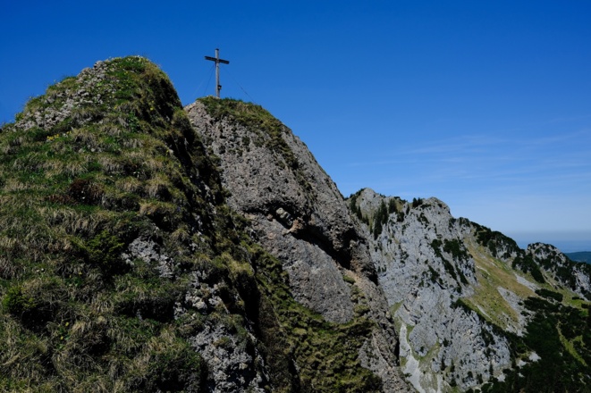 Gipfelaufbau