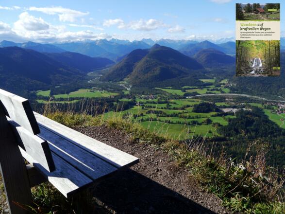 Traumhafter Blick ins südliche Isartal vom Grasleitenstein aus