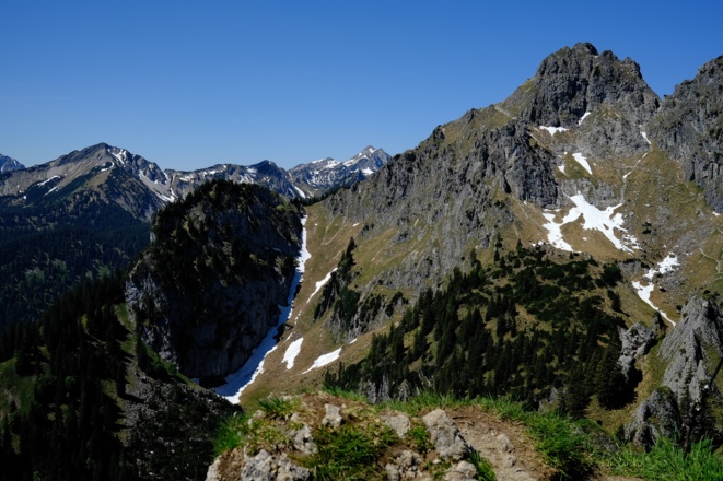 Blick zur Großen Klammspitze