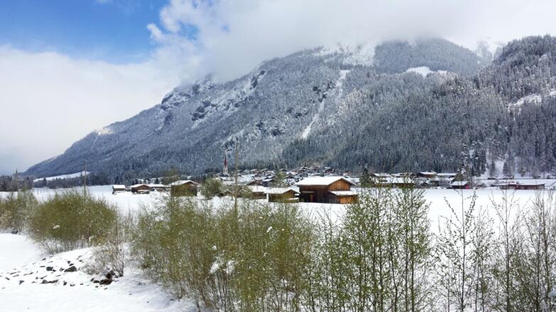 Lechtal bei Bach im Winter