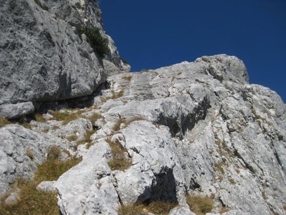 Beginn der schönen Plattenrampe