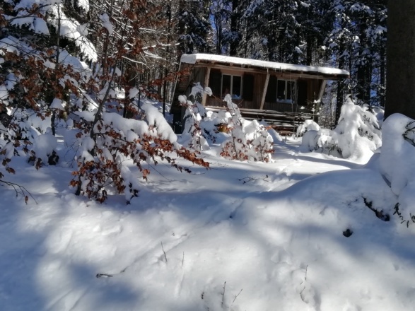 Hütte am Hangweg