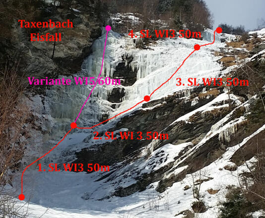 Topo Taxenbacheisfall