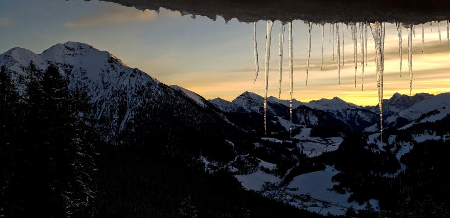 Blick am Morgen von der Ehenbichler Alm