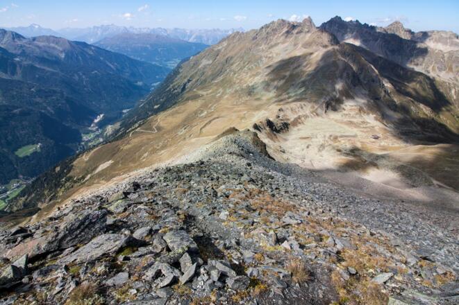 NW Grat deutlich erkennbar