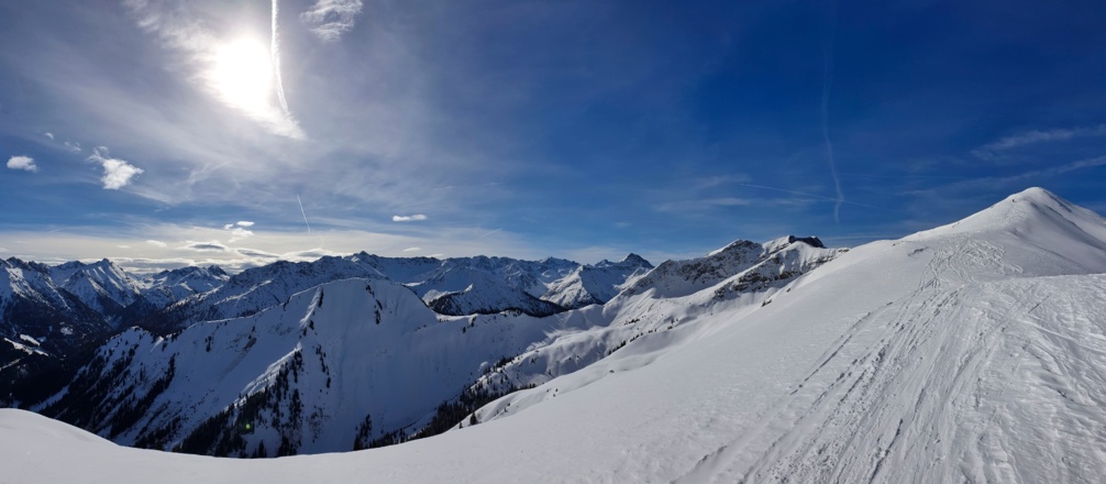 Wenige Meter vor dem Gipfel des Galtjochs