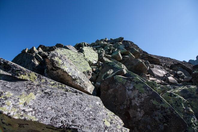 stetige Blockkletterei ist angesagt