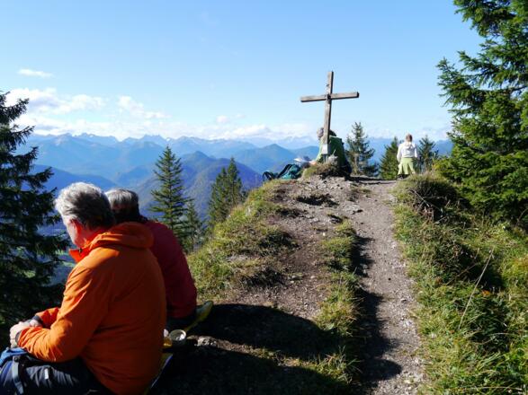 Auf dem Grasleitenkopf ist es nicht mehr ganz so einsam ...